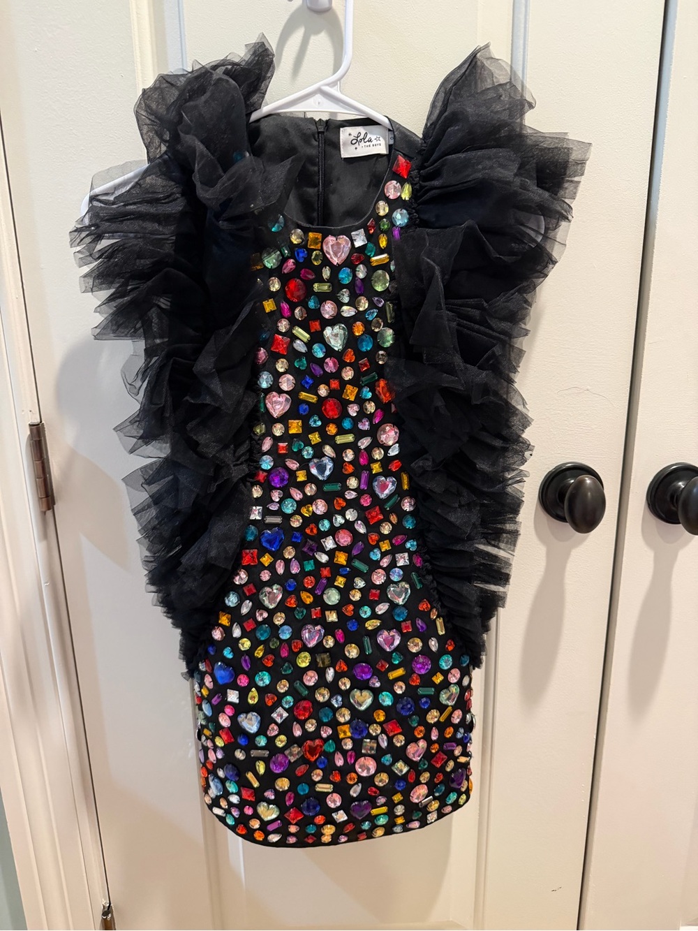 Lola and The Boys Bejeweled Dress